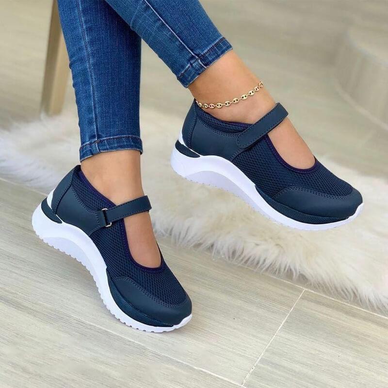 Women's orthopedic shoes with support sole