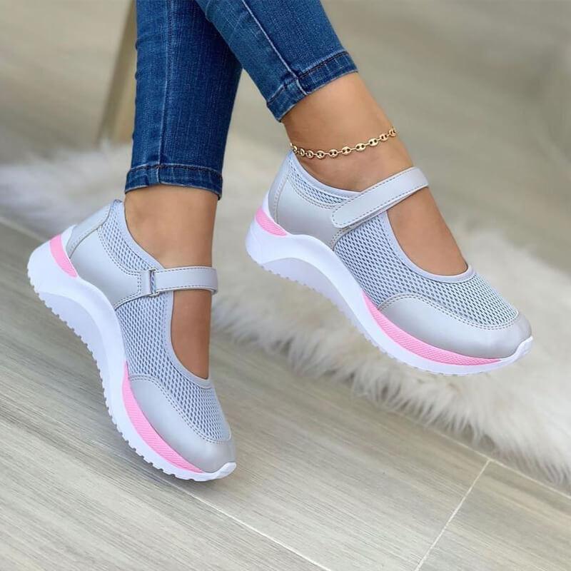 Women's orthopedic shoes with support sole