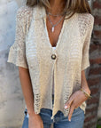 Classy Textured Top with Minimal Detail