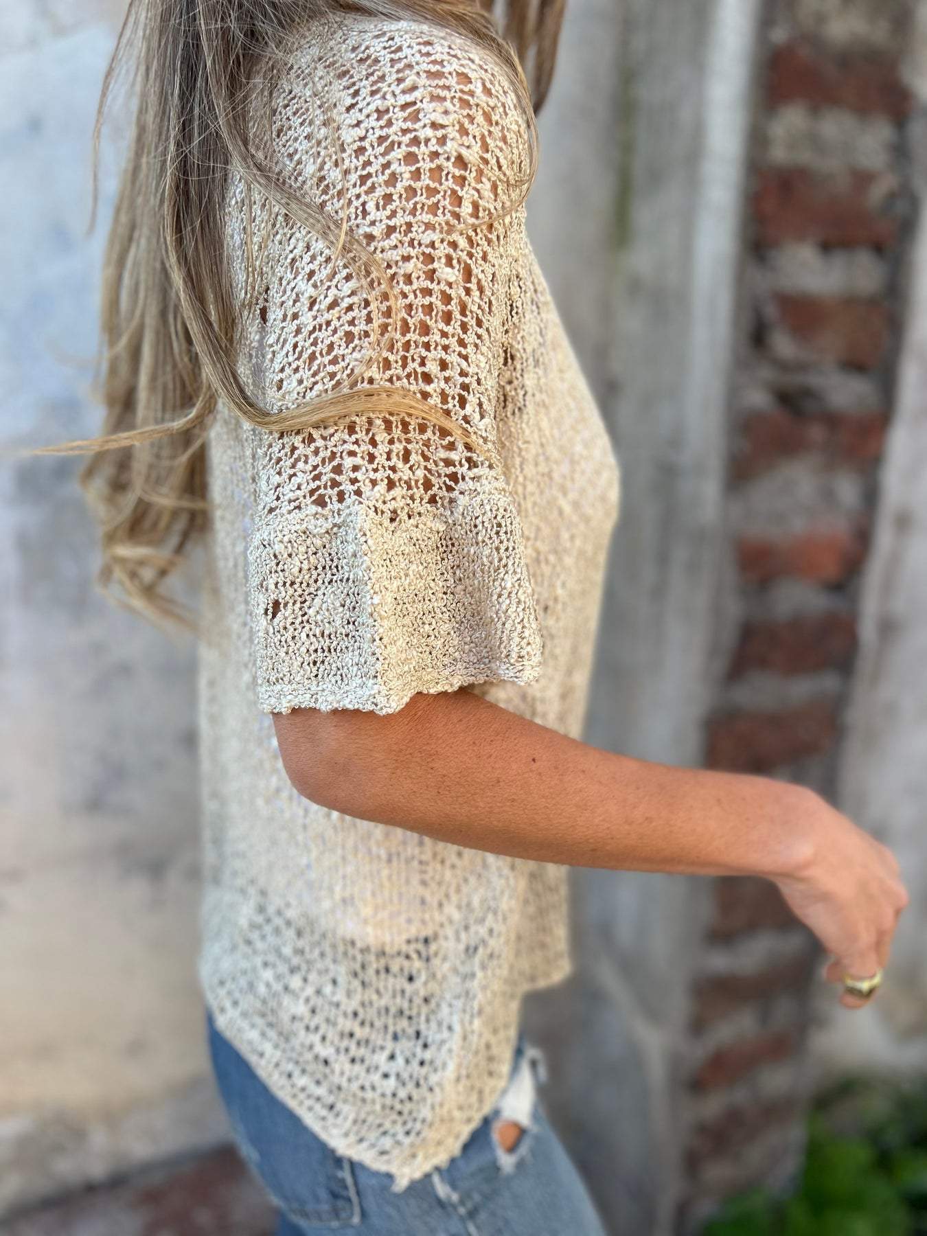 Classy Textured Top with Minimal Detail