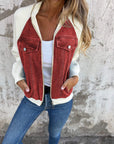 Stylish Distressed Denim Casual Jacket