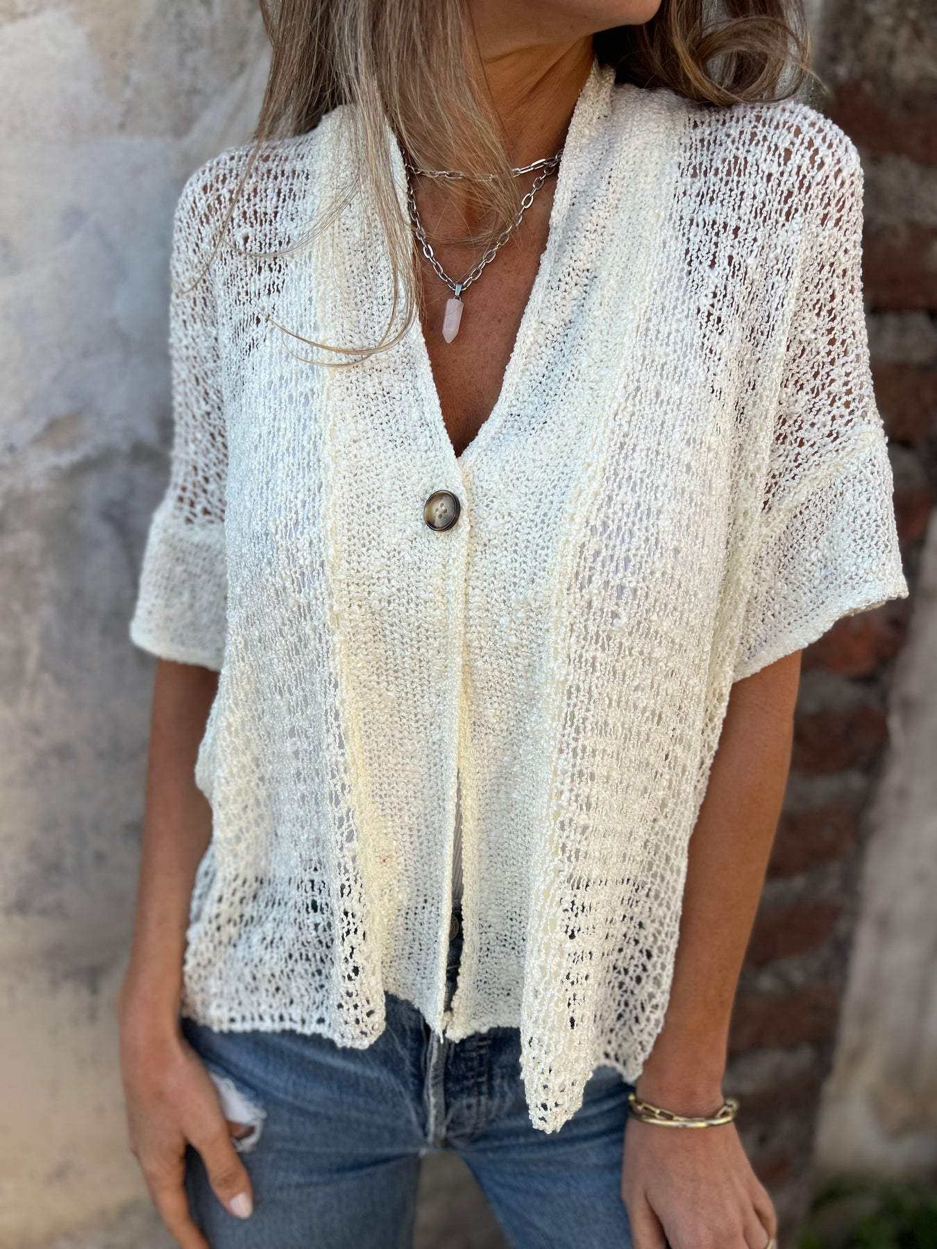 Classy Textured Top with Minimal Detail