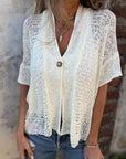 Classy Textured Top with Minimal Detail