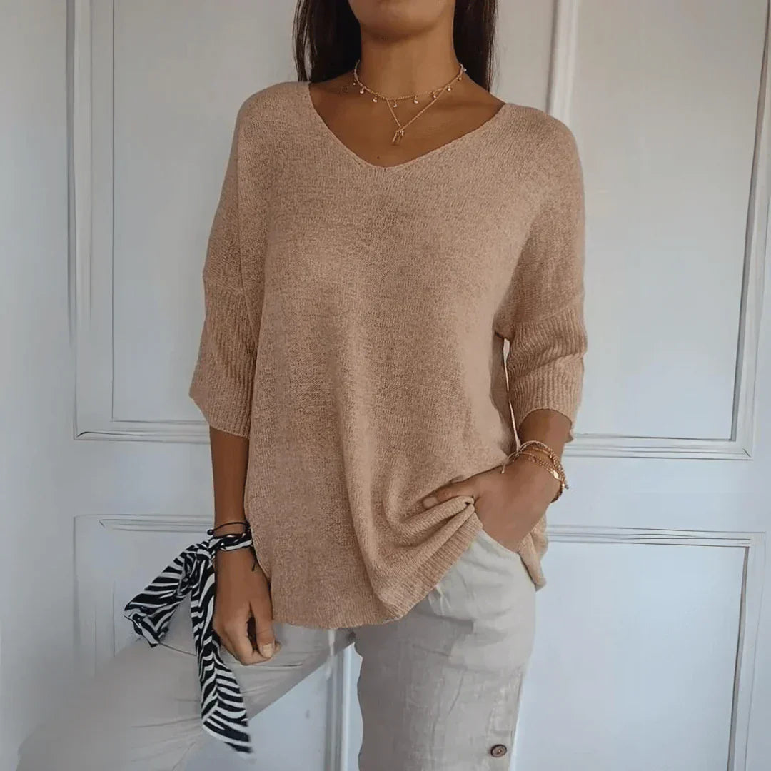 Chic Knitted Top with Soft Texture