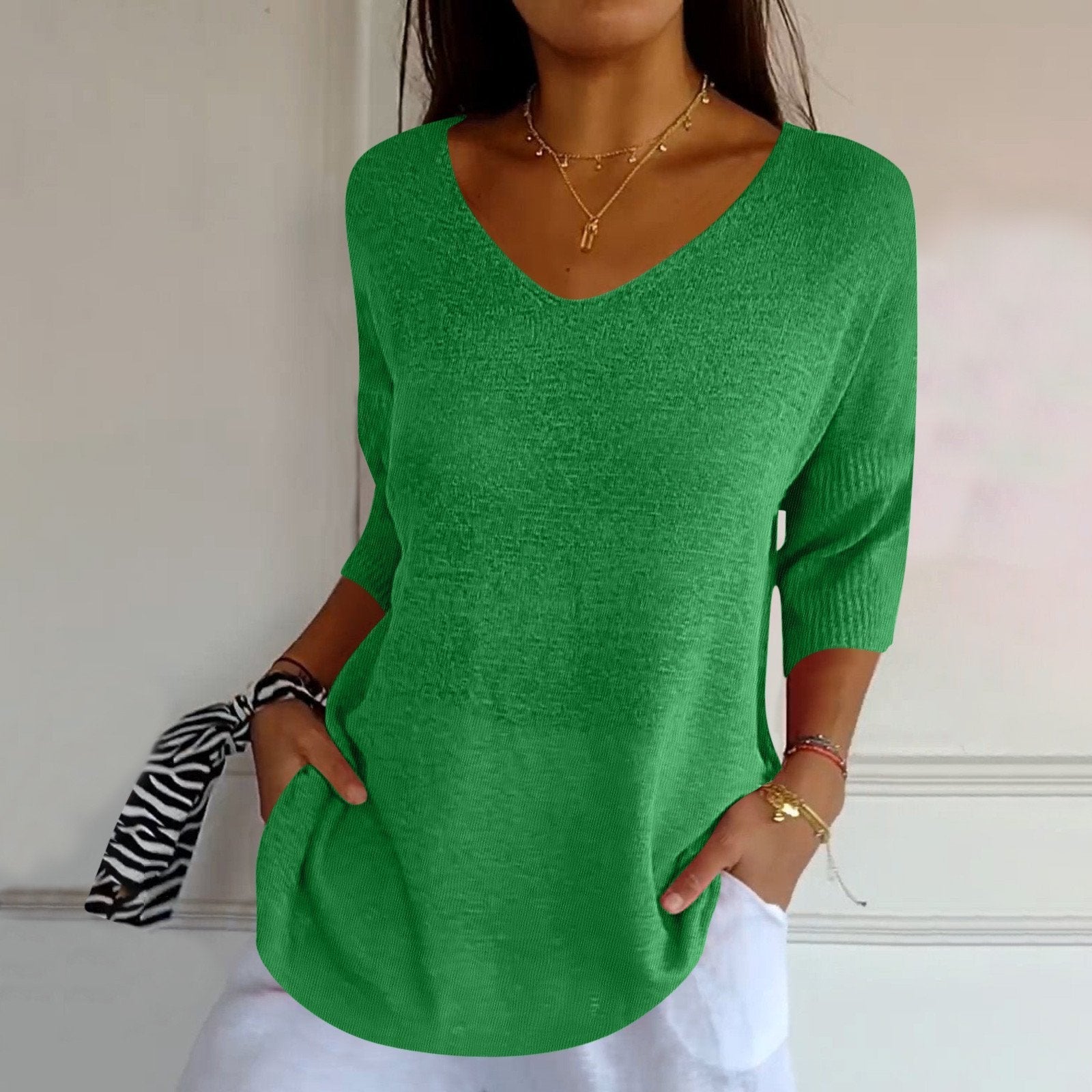 Elegant Blouse with a Relaxed Silhouette
