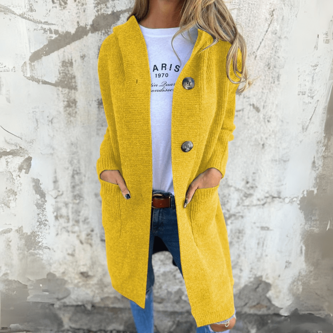 Chic Long Open Front Cardigan