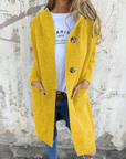 Chic Long Open Front Cardigan