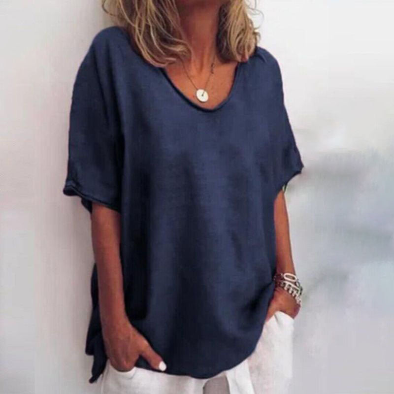 Relaxed-Fit Casual Summer Top