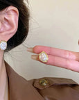 Elegant Pearl Earrings by Carmen