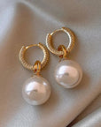 Bridal Pearl Earrings Elegant Style