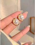 Elegant Pearl Earrings by Carmen
