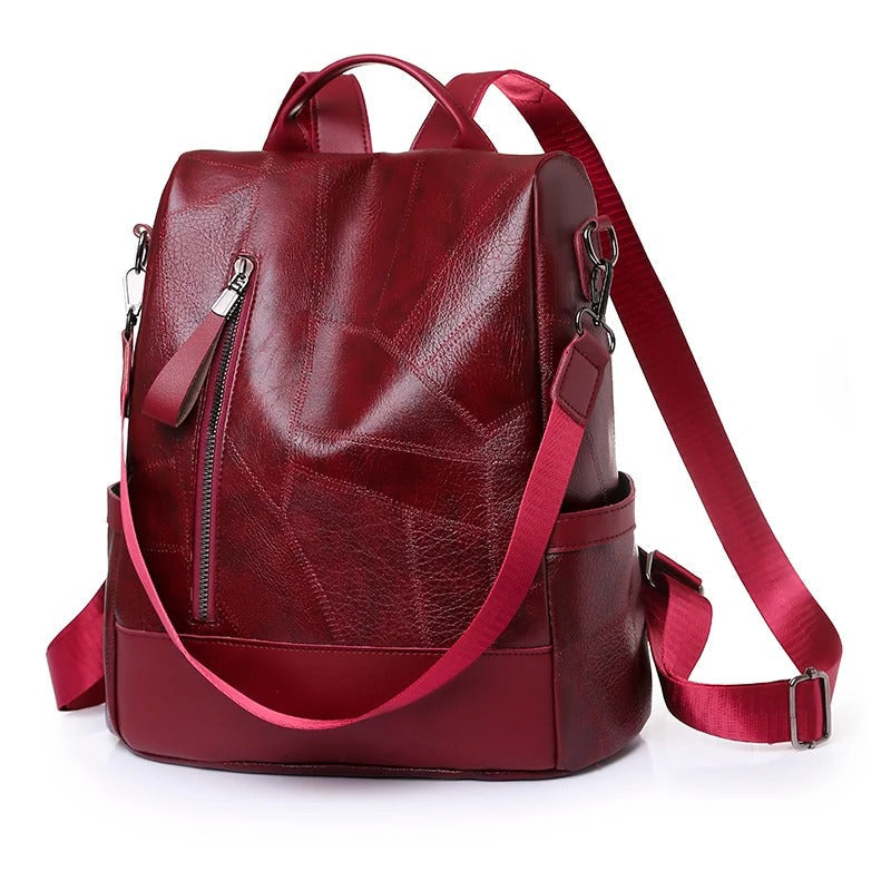 Premium Leather Backpack with Smart Storage