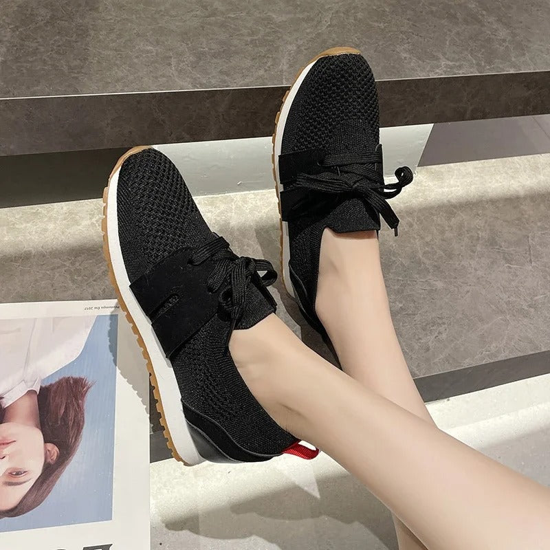 Vionne - Knit Slide Breathable Mesh Slip-ons