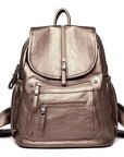Soft Leather Backpack with Lightweight Feel