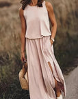 Casual Maxi Two Piece Set