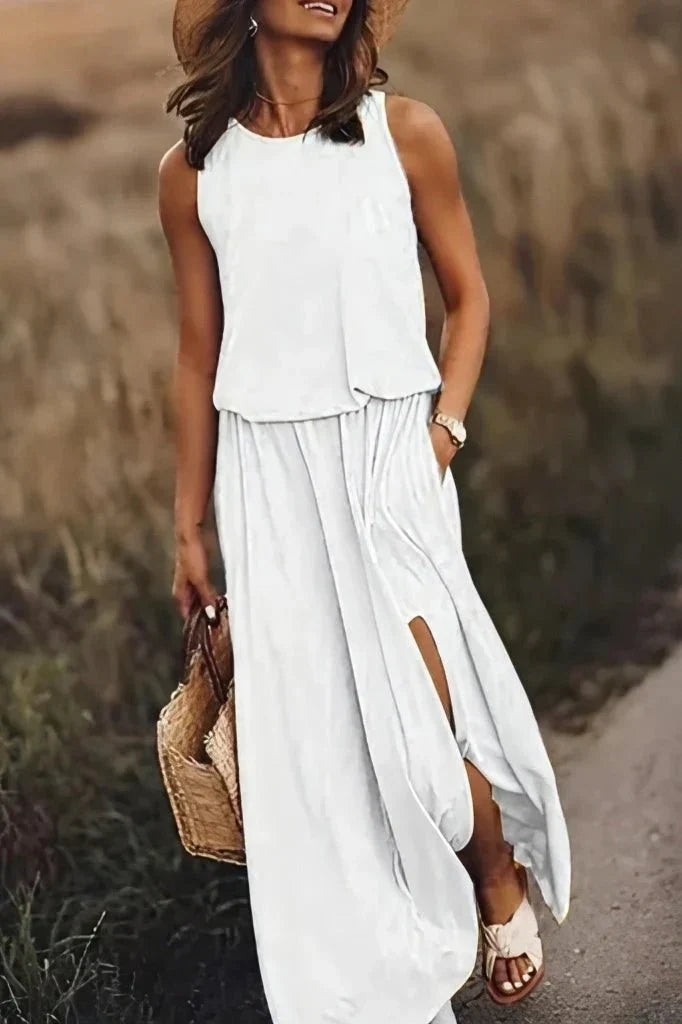 Casual Maxi Two Piece Set