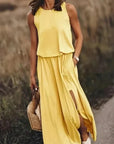 Casual Maxi Two Piece Set