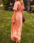 Petal Tone Flowy Midi Dress