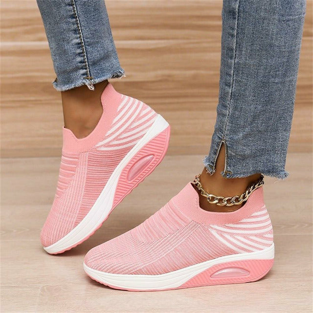 Knit Slip-On Ergonomic Shoes