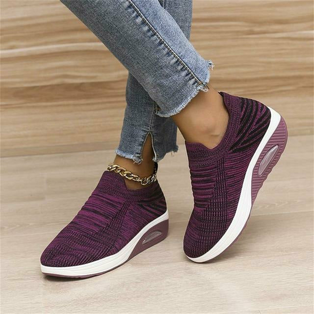 Knit Slip-On Ergonomic Shoes
