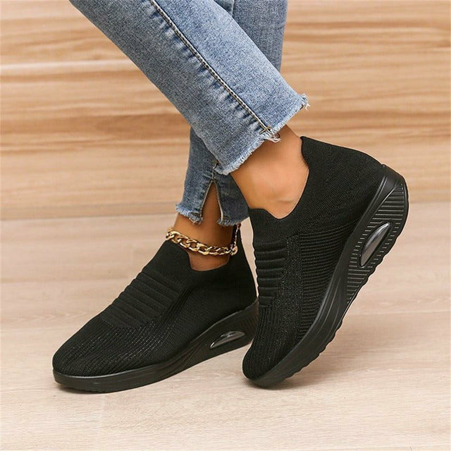 Knit Slip-On Ergonomic Shoes