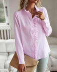 Stylish Polo Blouse with Soft Finish