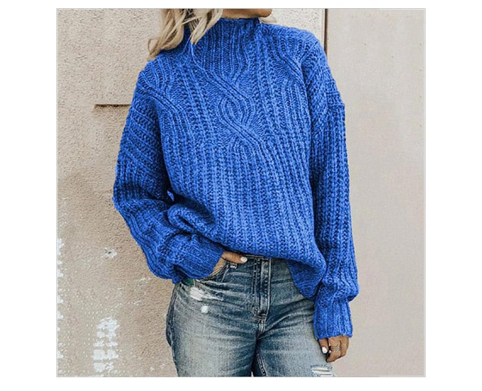 Cozy Twist Cable Knit Sweater
