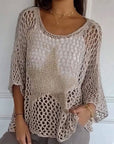 Starry Knit Top with Cozy Fit