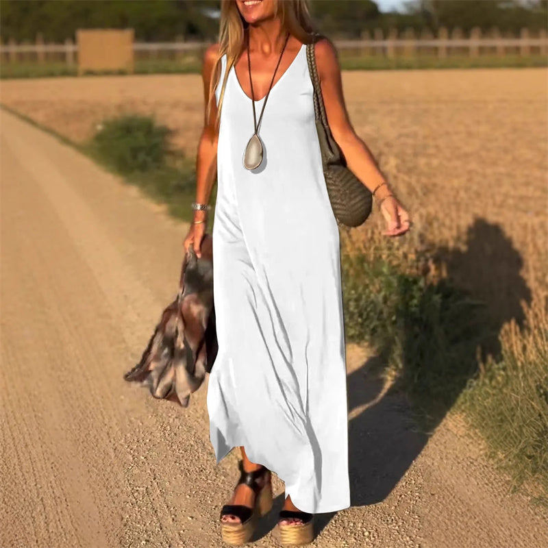 Blush Bloom A-Line Midi Dress