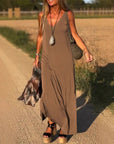 Blush Bloom A-Line Midi Dress