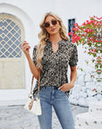 V-Neck Short Sleeved T-Shirt