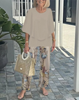 Printed Pants and Top 2 Peice Set