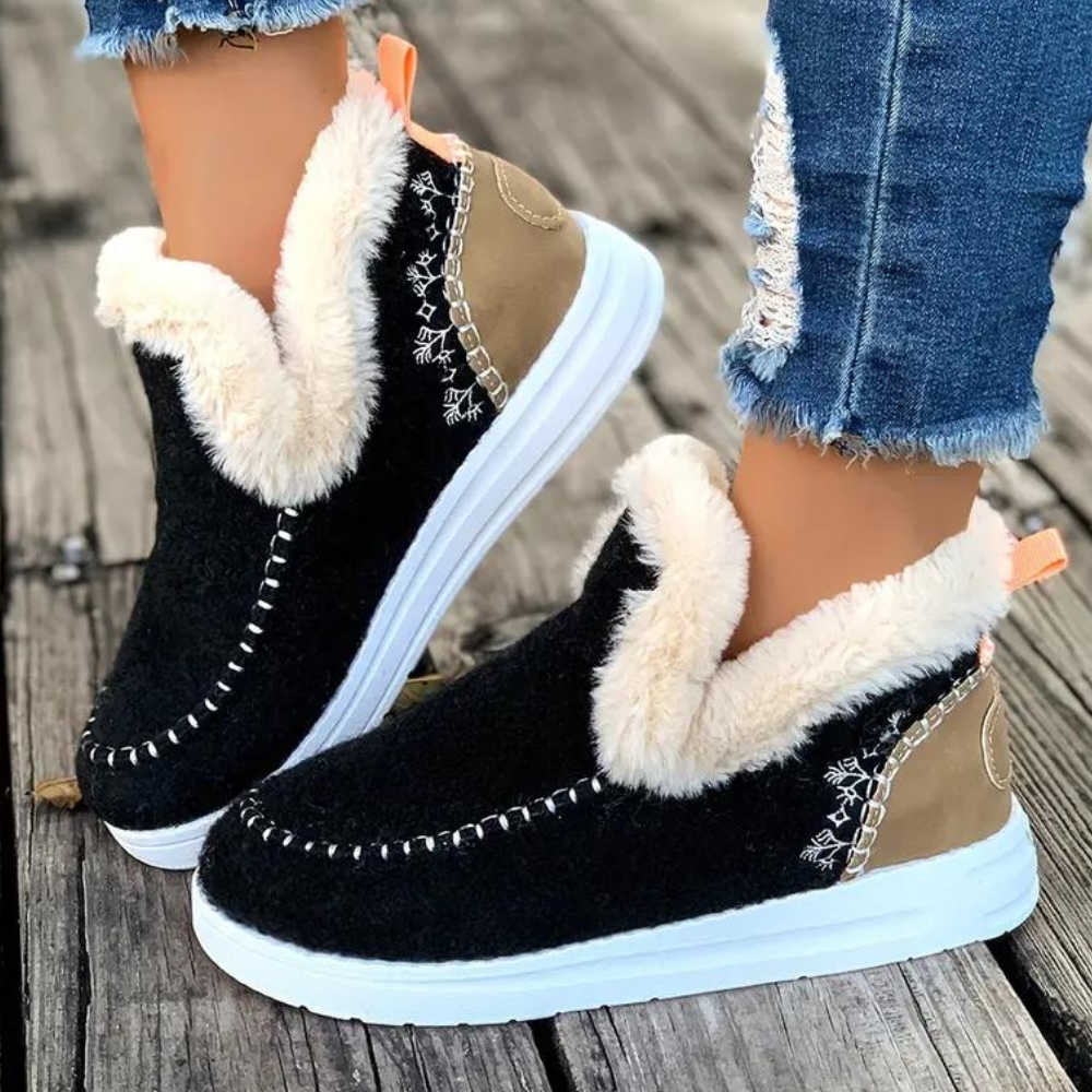 Calliope - Plush Orthopedic Winter Boots for Women