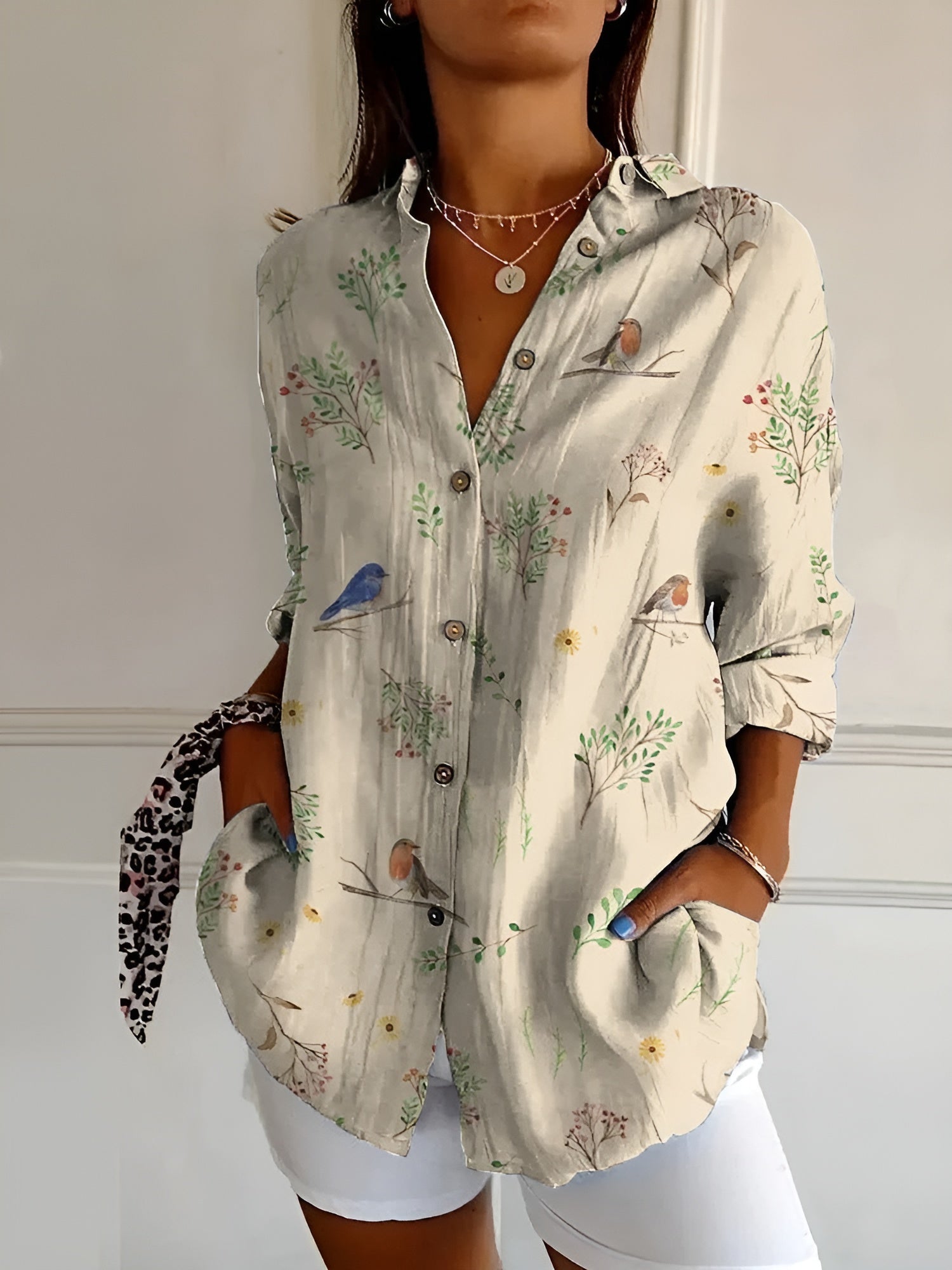 Effortless Elegance Button-Up Blouse
