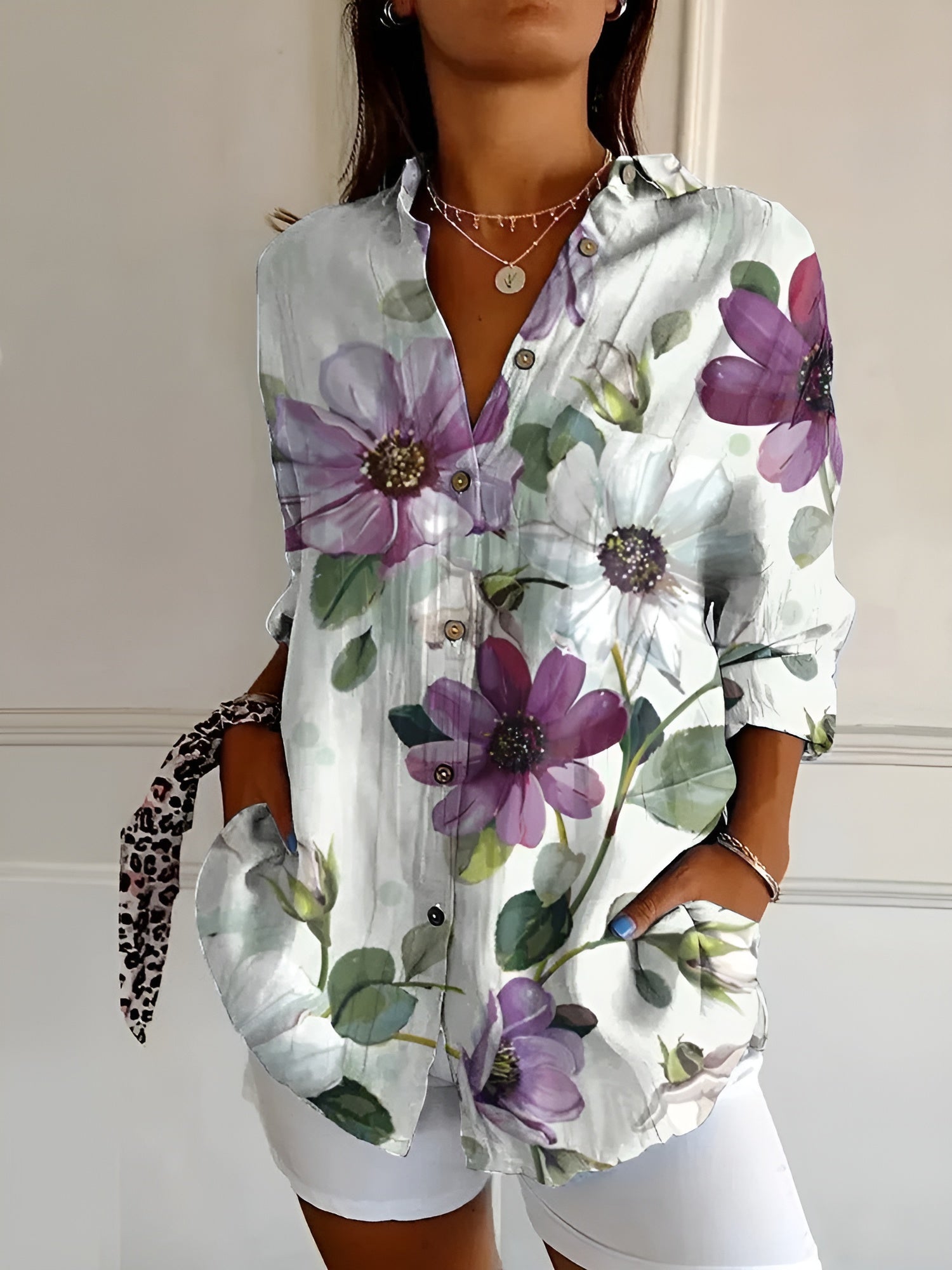 Effortless Elegance Button-Up Blouse
