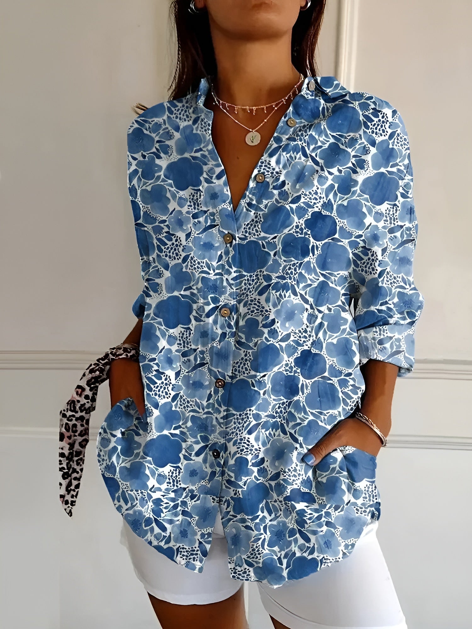 Effortless Elegance Button-Up Blouse