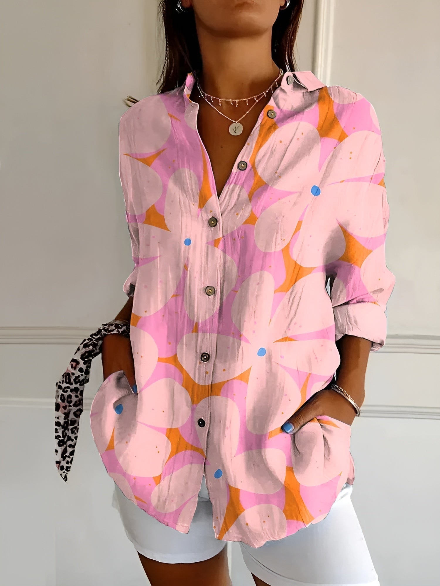Effortless Elegance Button-Up Blouse