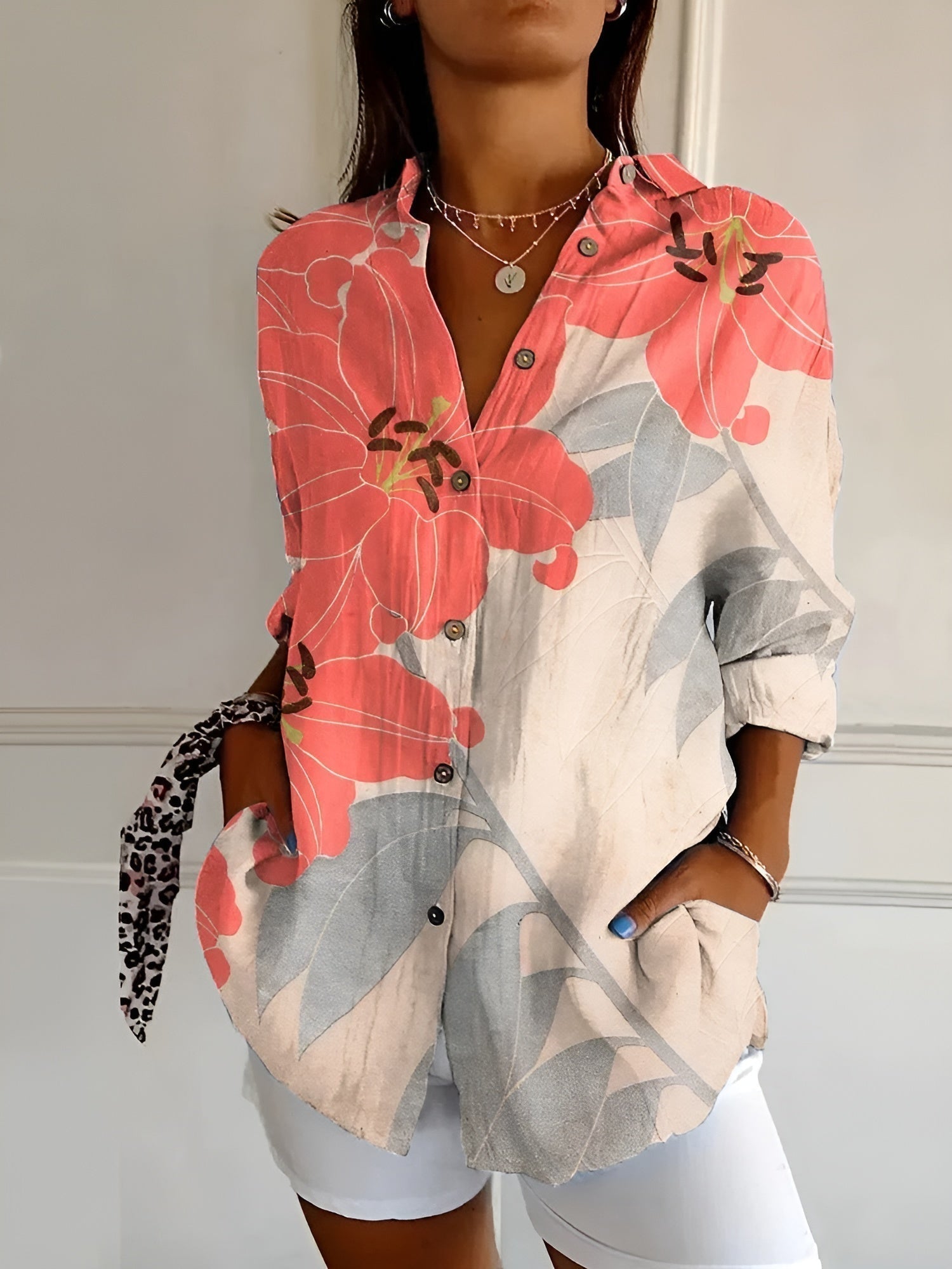 Effortless Elegance Button-Up Blouse