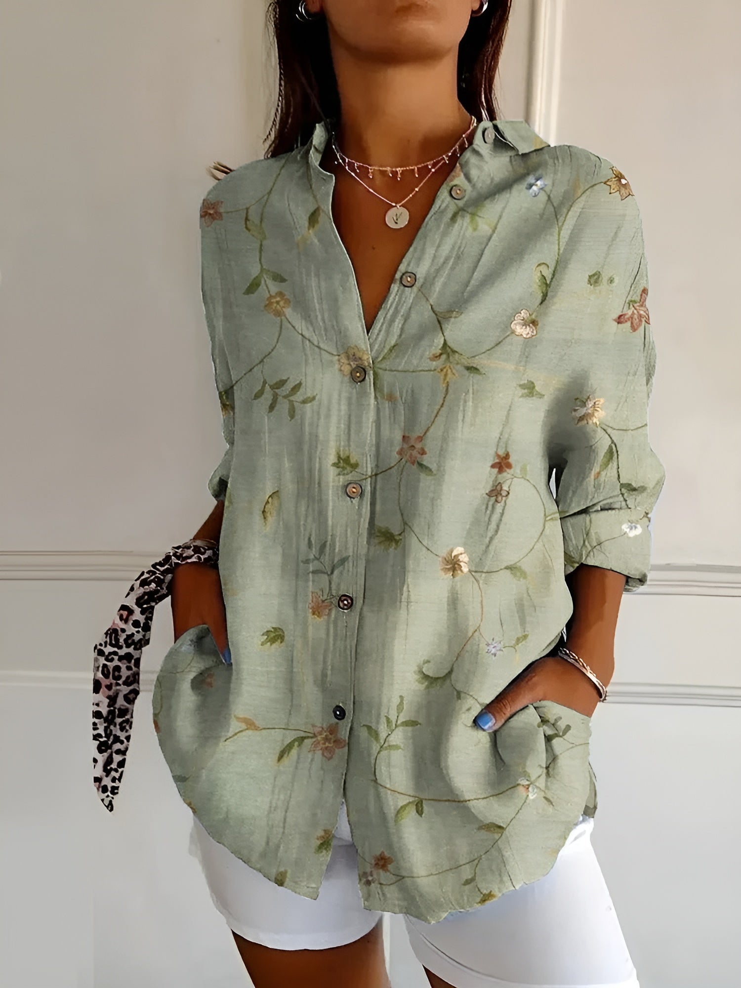 Effortless Elegance Button-Up Blouse