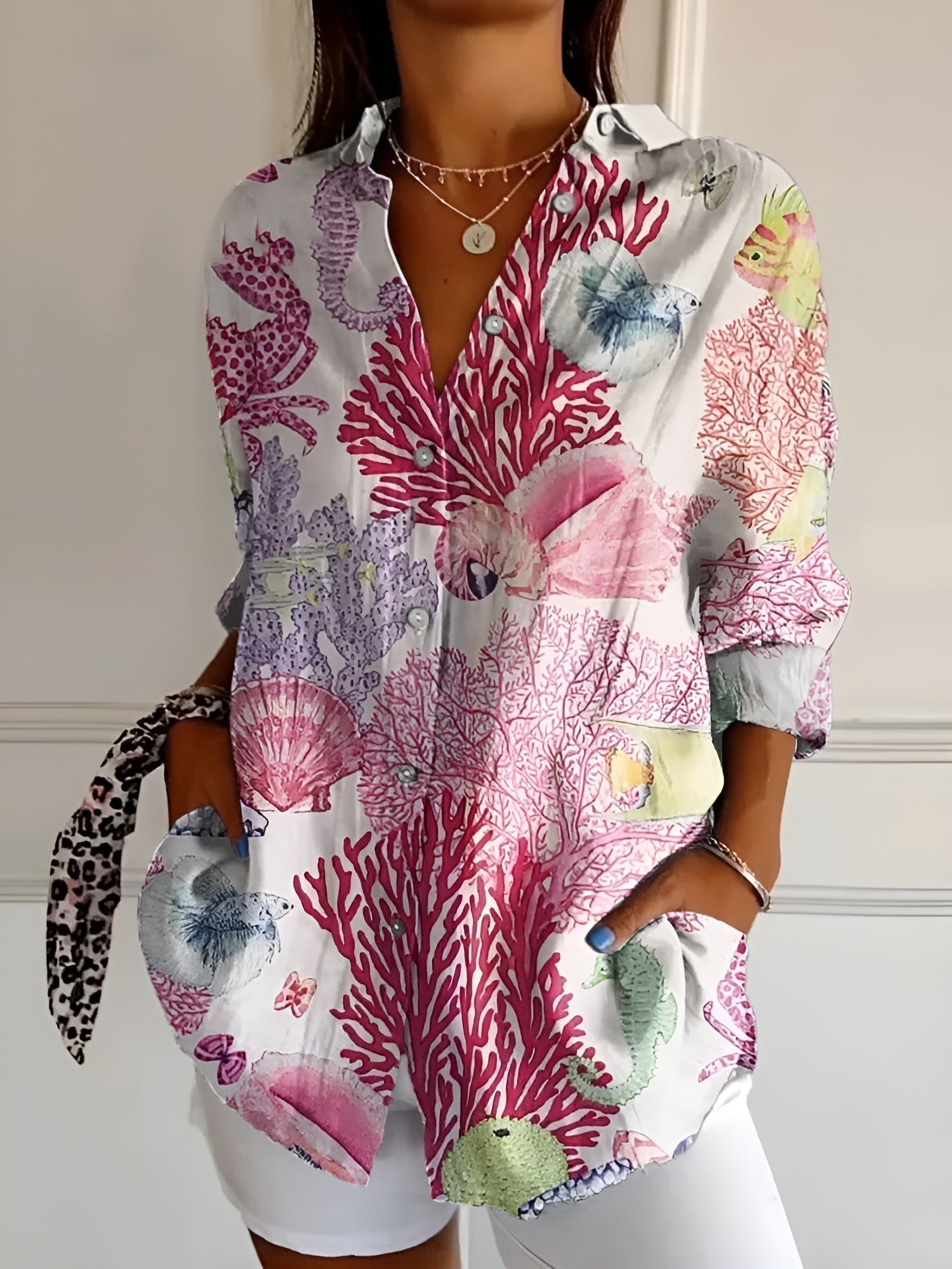 Effortless Elegance Button-Up Blouse