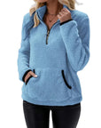 Harper Soft Touch Pullover with Sherpa Texture