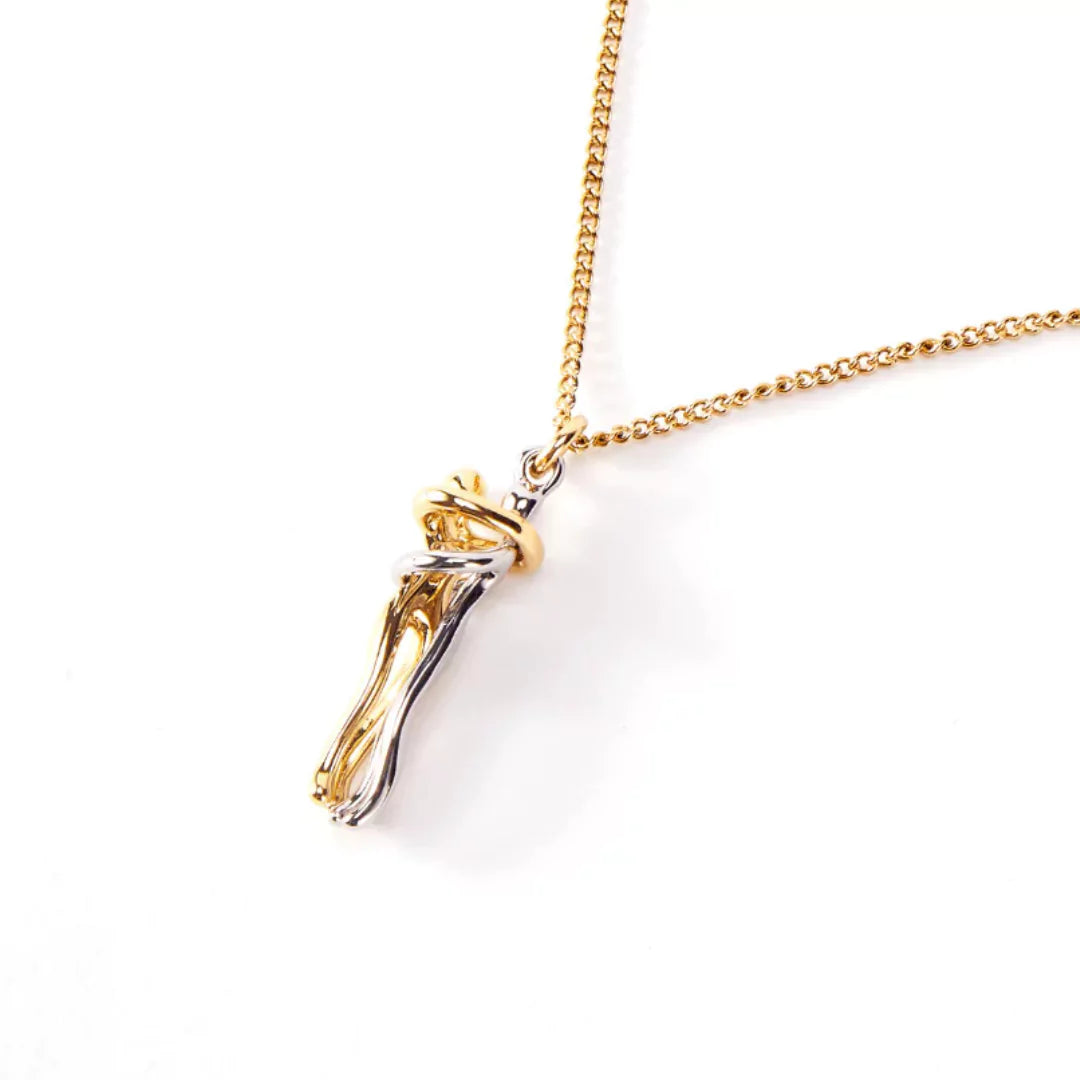 Hug Necklace with Symbolic Embrace Design