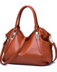 Versatile Leather Bag for Mature Style