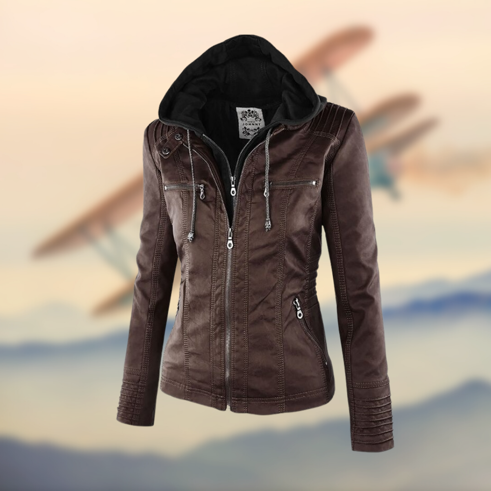 Casual Zip-Up Hooded Jacket