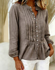 Commute-Casual Gathered Blouse