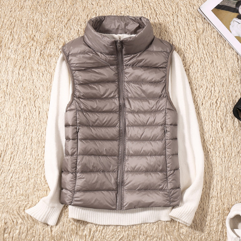 Waterproof Vest with White Duck Down
