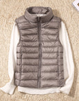 Waterproof Vest with White Duck Down