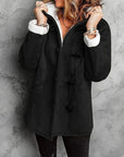 Warm Hooded Coat with Fleece Lining