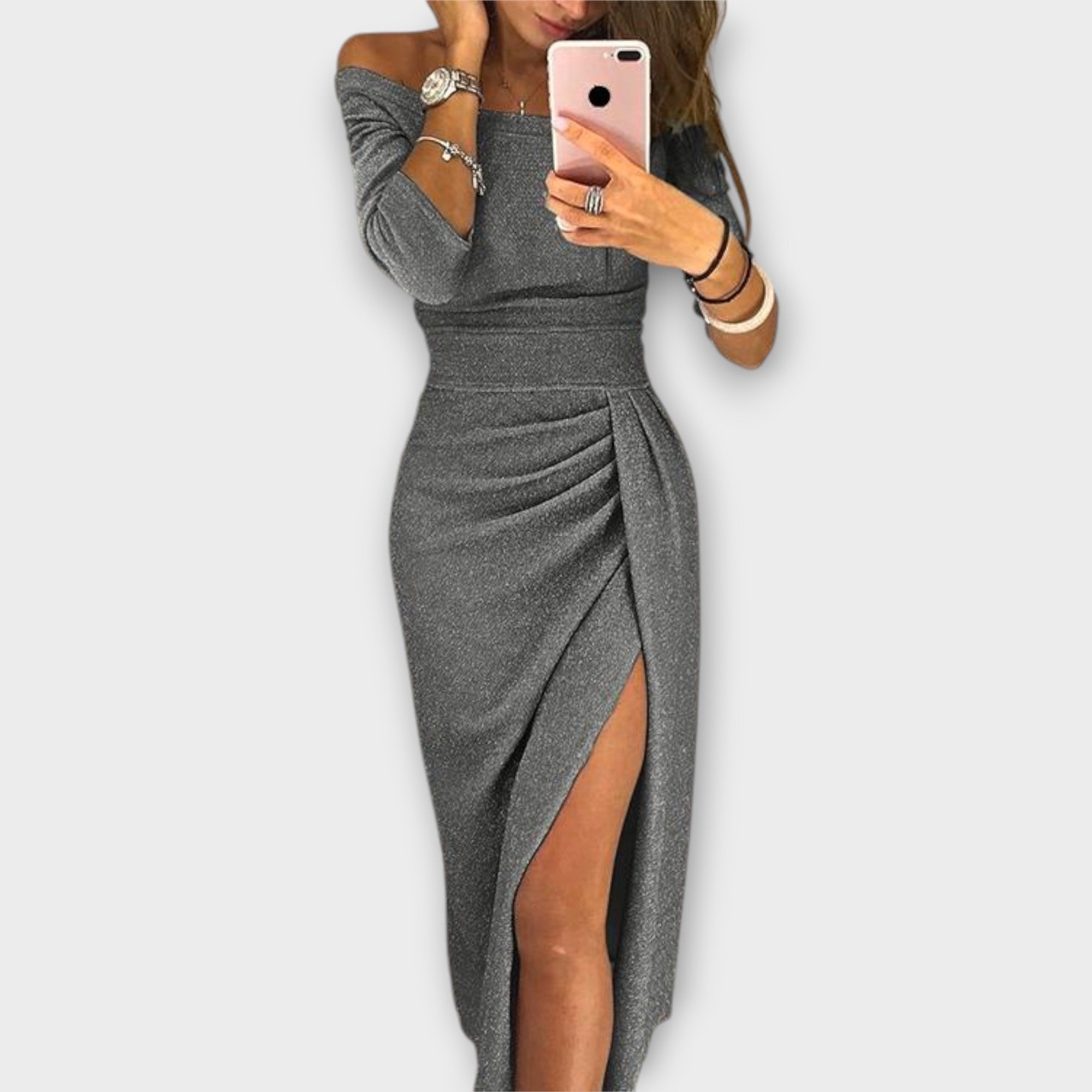 Elegant Strapless Dress – Timeless Silhouette for Summer Weddings or Chic Evening Occasions