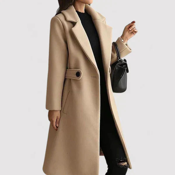 Classy Long Trench Coat with Belt